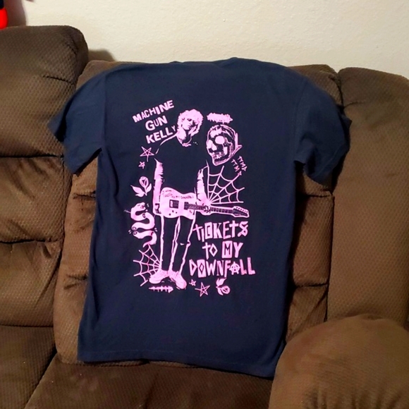 Machine Gun Kelly Tickets to my Downfall shirt Authentic Merch - Picture 3 of 4